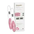 Babyplan Digital Pregnancy Test i hvit eske for to tester, med to hvite og rosa digitale tester ved siden av