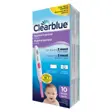 Eske med Clearblue Digital Eggløsningstest med 10 tester, med den digitale holderen avbildet på forsiden